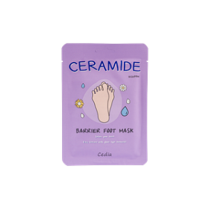 Mascarilla de pies con ceramidas para cuidado fácil